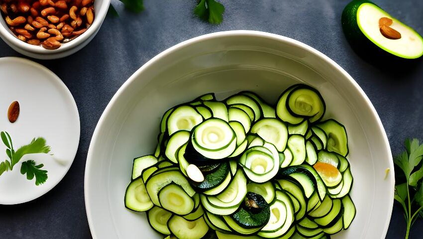 Zucchini Ribbon Salad