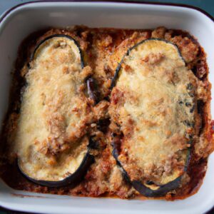 Baked Eggplant Parmesan with Quinoa Healthy Main Dish Recipe