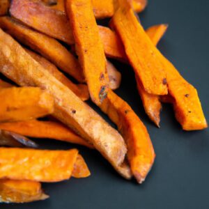 Baked Sweet Potato Fries Healthy Snack Recipe