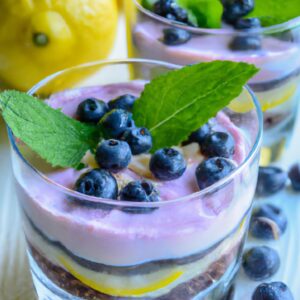 Blueberry Lemon Yogurt Parfait Refreshing Dessert Recipe