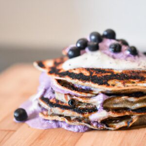 Blueberry Protein Pancakes Healthy Breakfast Recipe