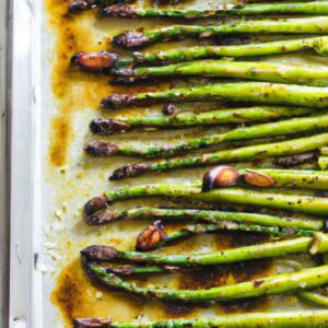 Garlic Roasted Asparagus Easy Side Dish Recipe