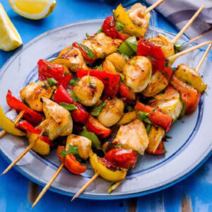 Grilled Chicken and Vegetable Skewers Easy Main Dish Recipe