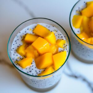 Mango Coconut Chia Seed Pudding Delicious Dessert Recipe