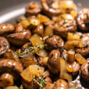 Sauteed Mushrooms with Thyme and Garlic Flavorful Side Dish