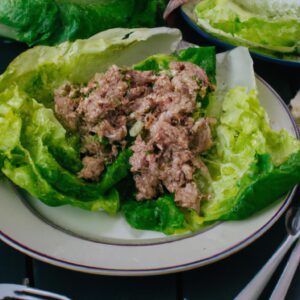 Tuna Salad Lettuce Wraps Easy Dinner Recipe