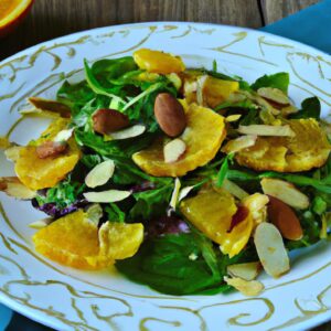 Watercress and Orange Salad with Toasted Almonds Refreshing Salad Recipe